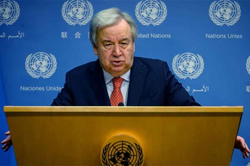 Le chef de l'ONU est "choqué" par les frappes aériennes israéliennes à Gaza