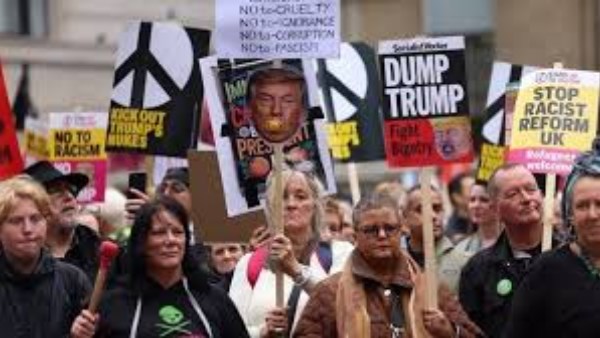 Des milliers de manifestants à Londres contre la visite de Donald Trump au Royaume-Uni