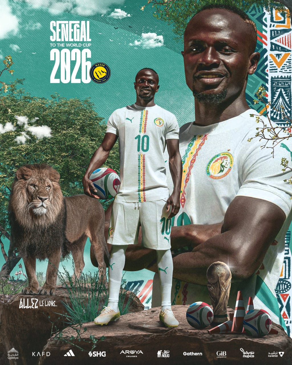 Le Sénégal se qualifie pour sa quatrième Coupe du monde en battant la Mauritanie 4-0