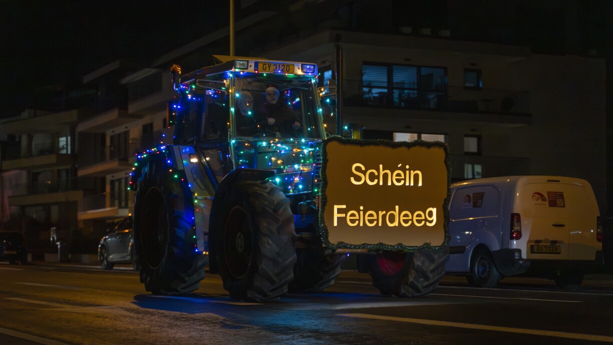 Les tracteurs enchantés ont semé la joie au Luxembourg