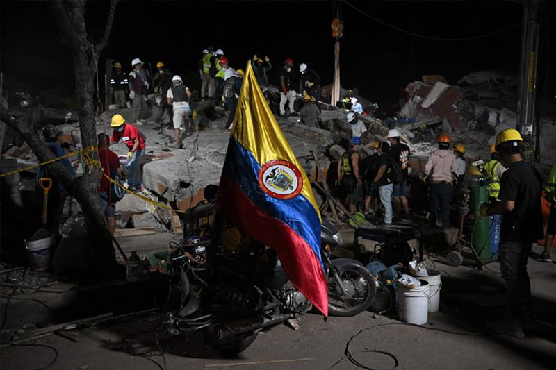 Colombie: le séisme a fait 265 morts, la recherche de survivants dans une phase décisive