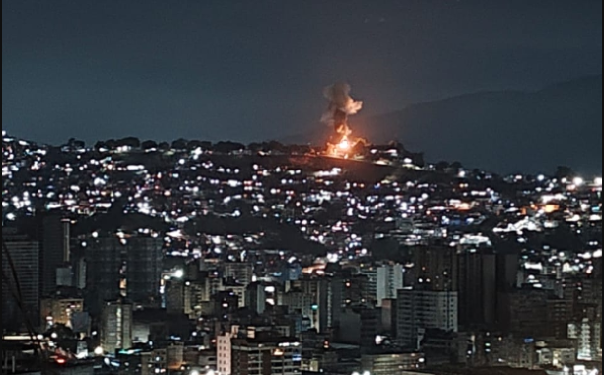 Fortes explosions entendues à Caracas