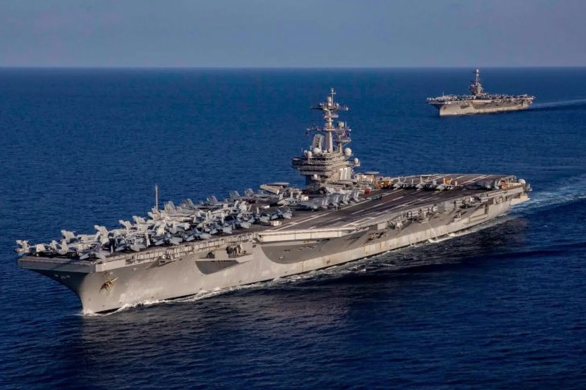Un troisième porte-avions américain arrive dans la zone de responsabilité du Commandement central