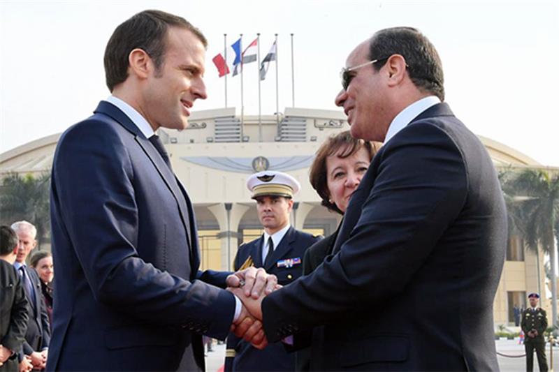 Le président français entame lundi une visite de deux jours en Egypte