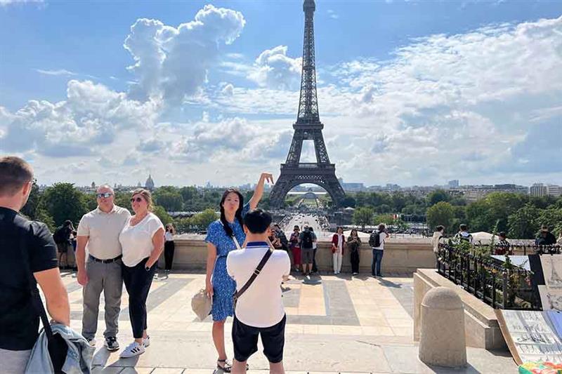 Paris et sa région n'ont attiré que 2% de visiteurs supplémentaires en 2024, malgré les JO