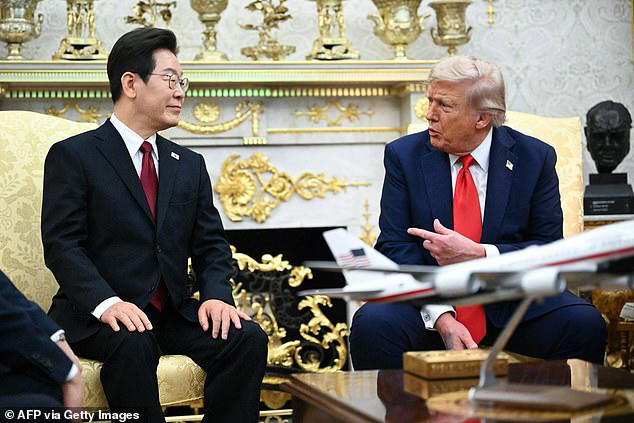 Donald Trump évoque ses relations avec Kim Jong-un lors d'une rencontre avec le président sud-coréen Lee Jae-myung