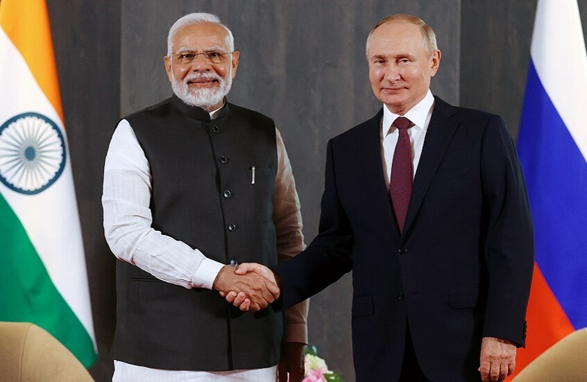 Le président russe et le Premier ministre indien discutent par téléphone des relations bilatérales et de l'Ukraine