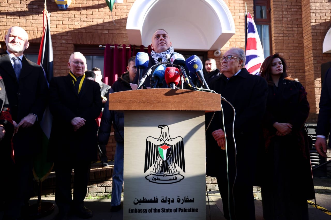 L'ambassade palestinienne au Royaume-Uni officiellement ouverte à Londres