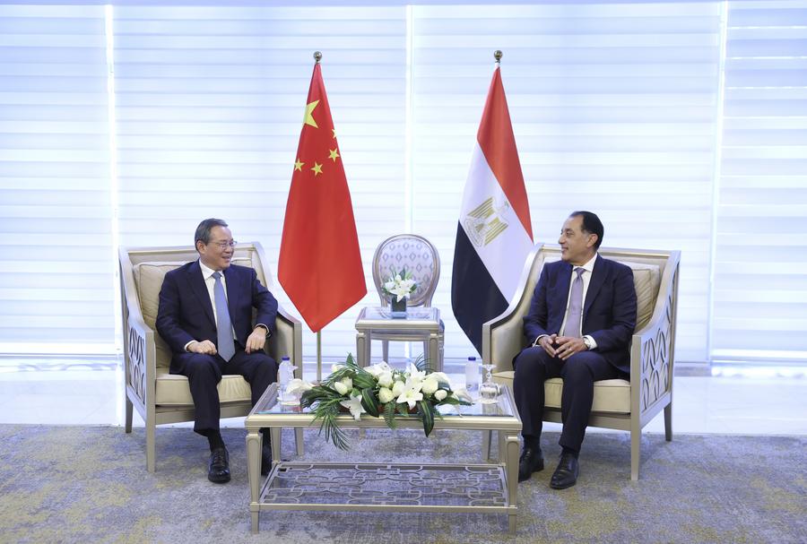 (Multimédia) La Chine est prête à optimiser ses échanges commerciaux et à renforcer sa coopération avec l'Egypte (PM chinois)