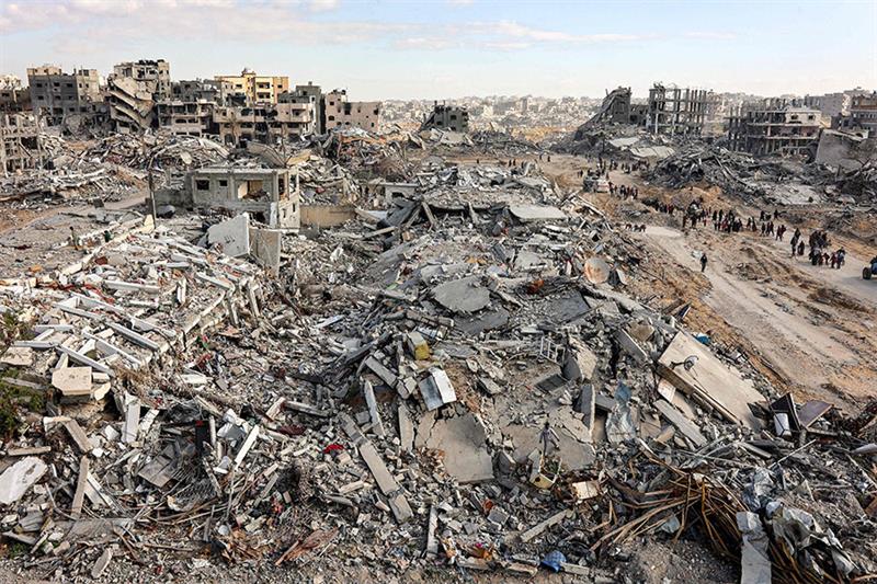 Al-Sissi souligne la nécessité de commencer sans tarder à reconstruire Gaza