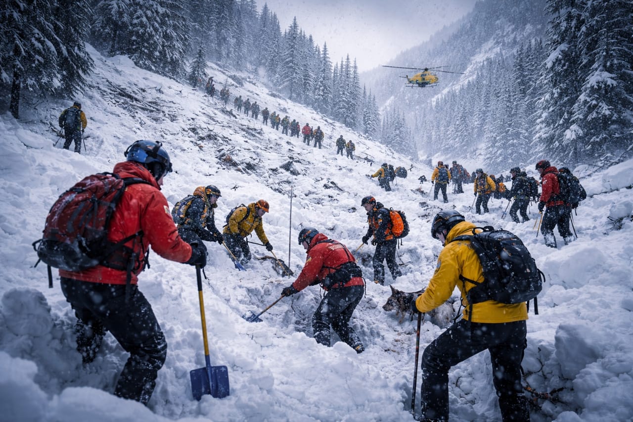 Etats-Unis : les corps des 9 victimes de l'avalanche en Californie ont été récupérés