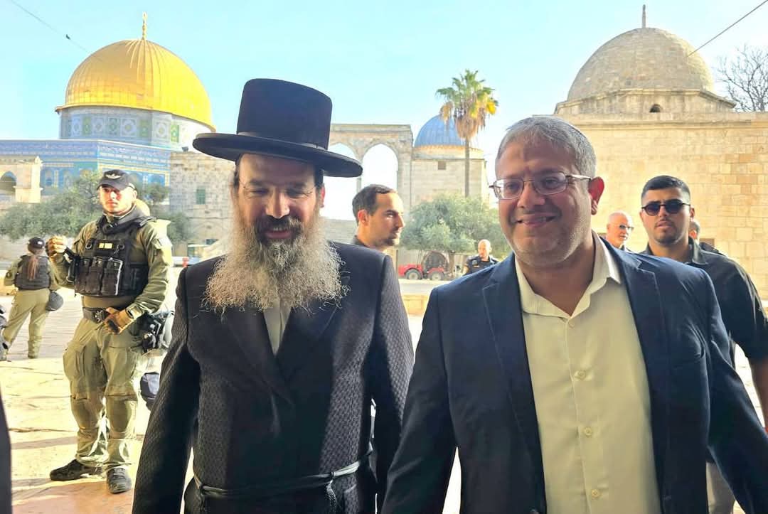 Ben Gvir, figure de l'extrême droite, mène l'invasion des colons dans la mosquée Al-Aqsa