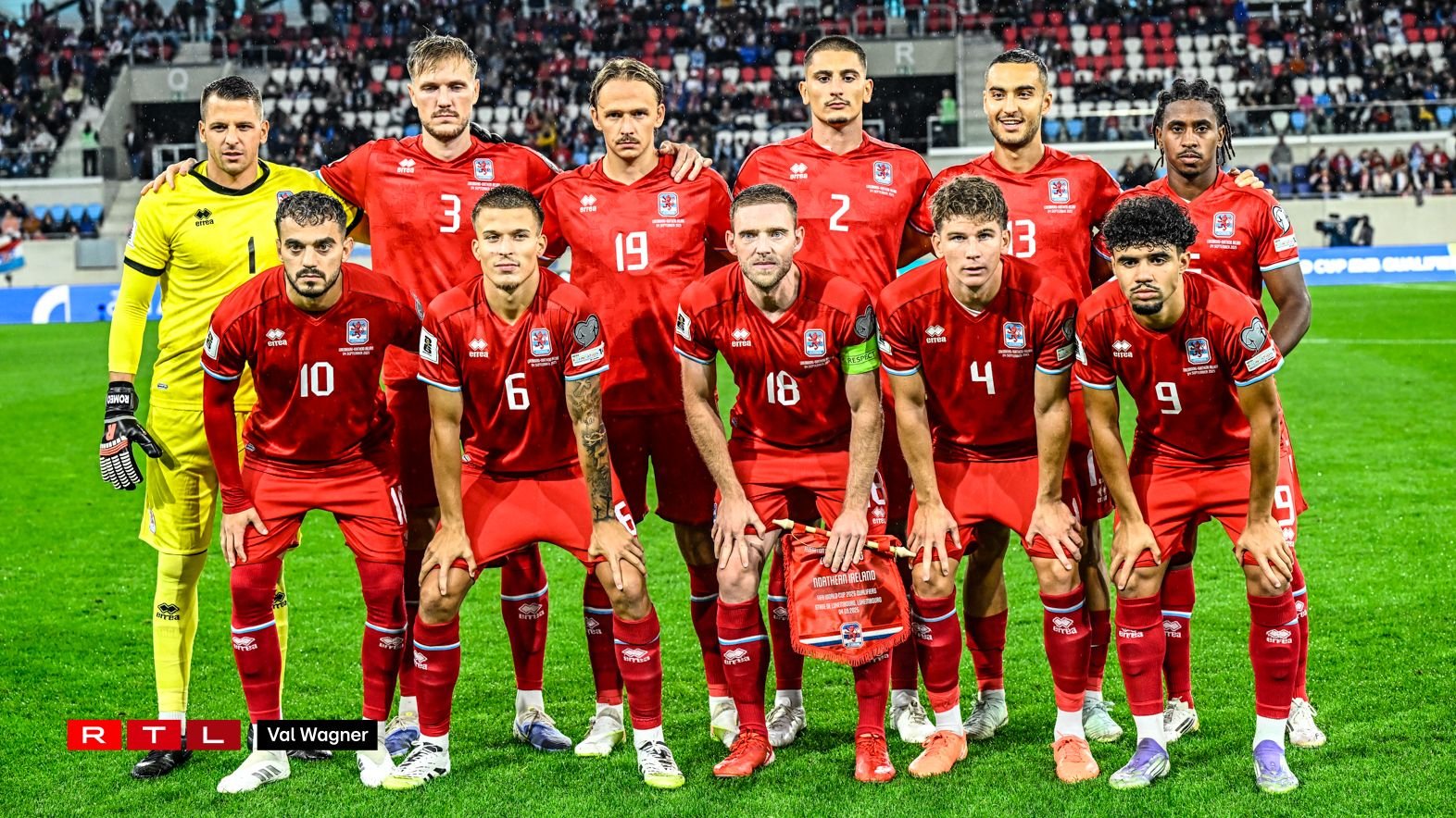 Le Luxembourg s'incline face à l'Irlande du Nord