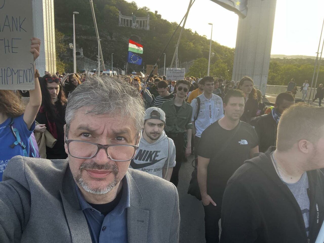 Manifestation pour la légalisation de la marijuana à Budapest